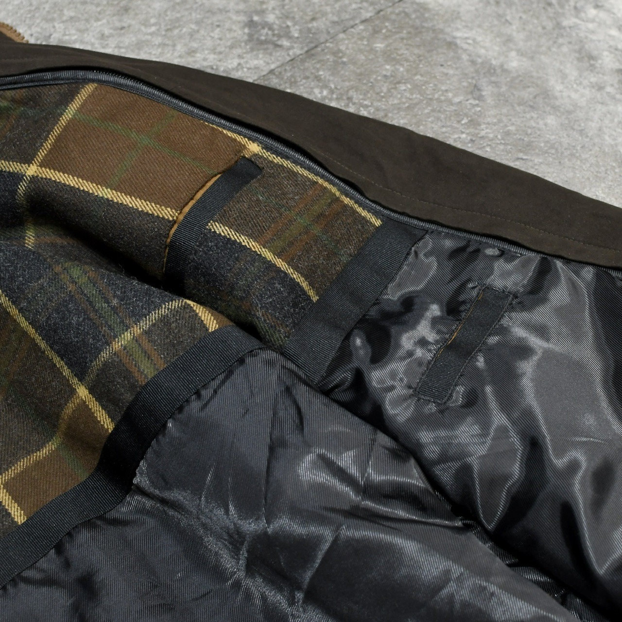 JOS.A.BANK wool liner fake suede blouson