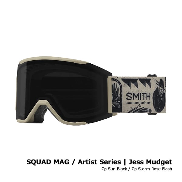 SMITH SQUAD 丸っこい XL TRILOGY スミス ゴーグル 平面レンズ 