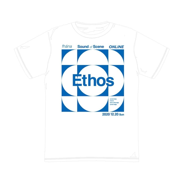 「Ethos」T-shirts （White）