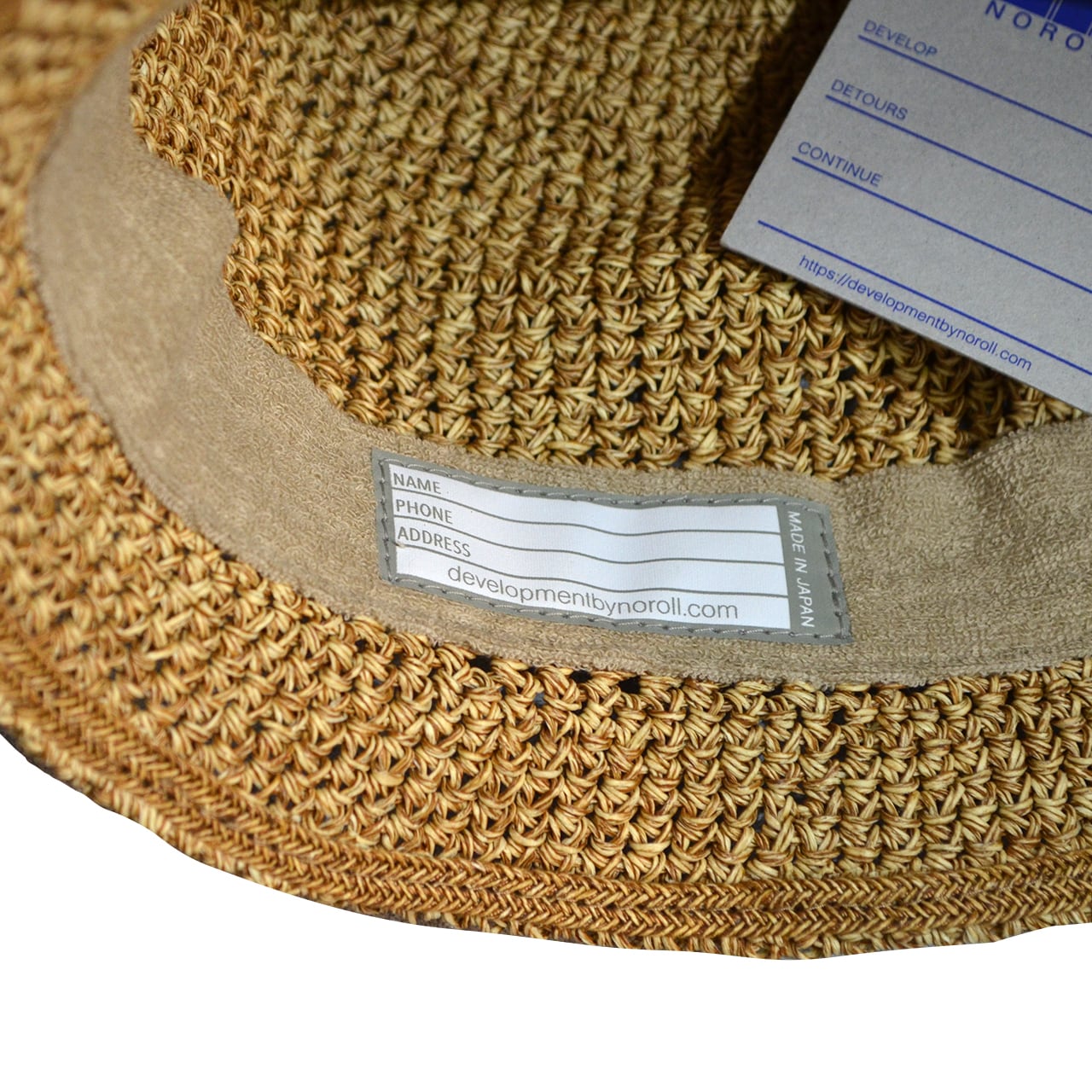 NOROLL / DETOURS RAFIA HAT | THE NEWAGE CLUB