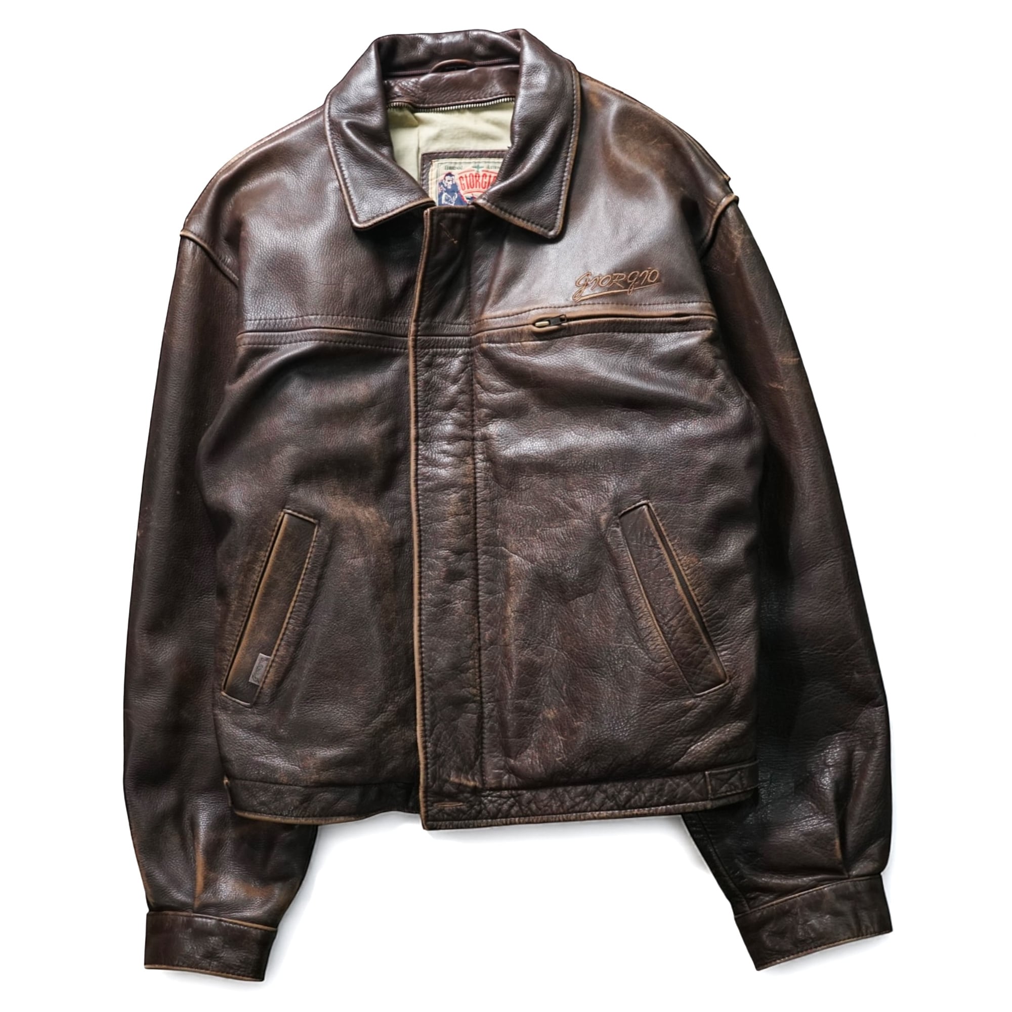 Leather jacket | Polaroid vintage【ポラロイド】