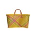 【かごバッグ】パニエ M Palme / Yellow x マルチカラー /マルシェバッグ