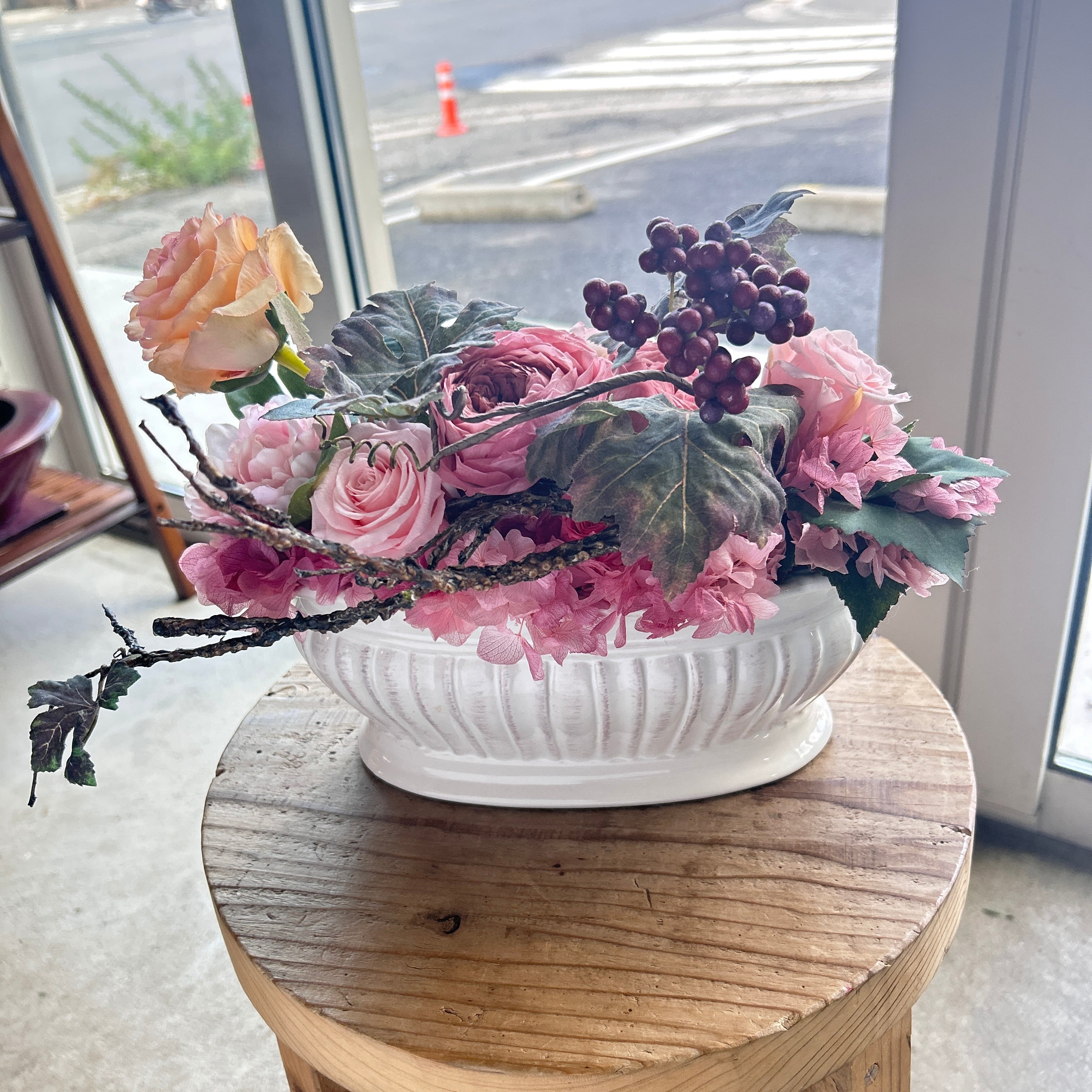 「プリアート」プリザーブドフラワーアレンジメント