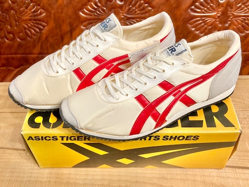 ASICS TIGER（アシックス　タイガー） マラソン310 白/赤 25.5cm 90s 235