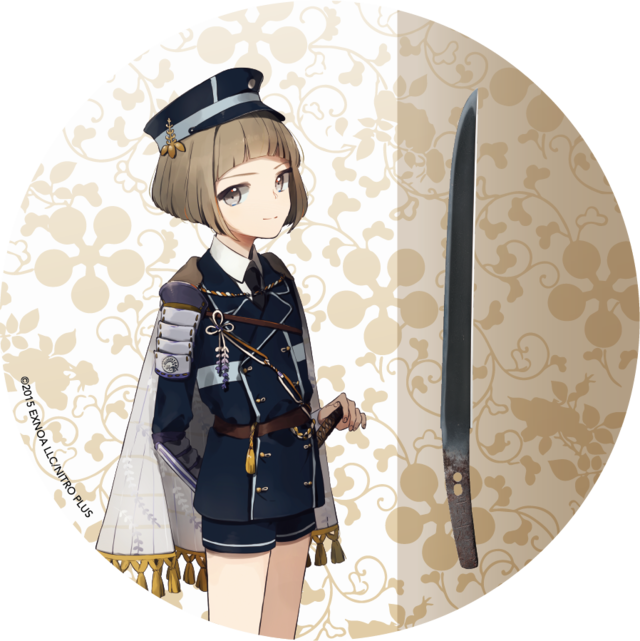 石川県立美術館×刀剣乱舞ONLINE」コラボグッズ 缶バッジ 前田藤四郎