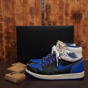 air jordan 1 rtr hi og sp io7847 001 us8.5 26.5cm union ユニオン fragment フラグメント nike ナイキ ロイヤル 黒青