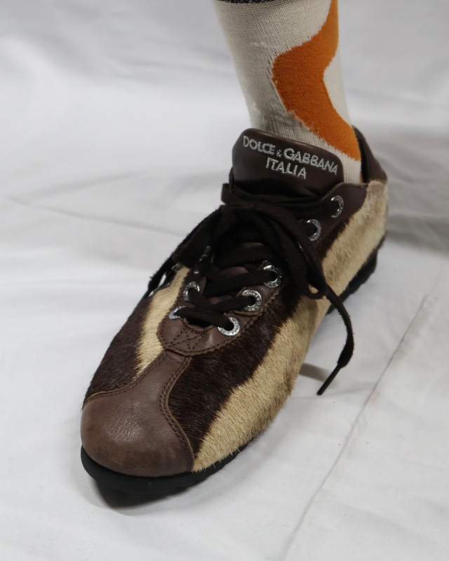 【DOLCE&GABBNA】unborn kalf sneaker