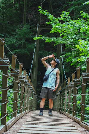 LOGO PATCH TankTop [WHITE/BLACK]