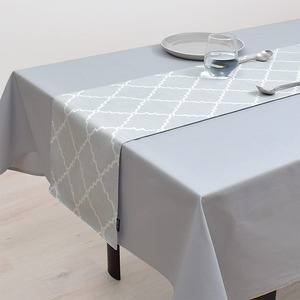 【努力特価】スタイルデコール(STYLE Decor) テーブルランナー・テーブルセンター (30cm×210cm) 綿100% リバーシブルタイプ モロッコパターン W2601330