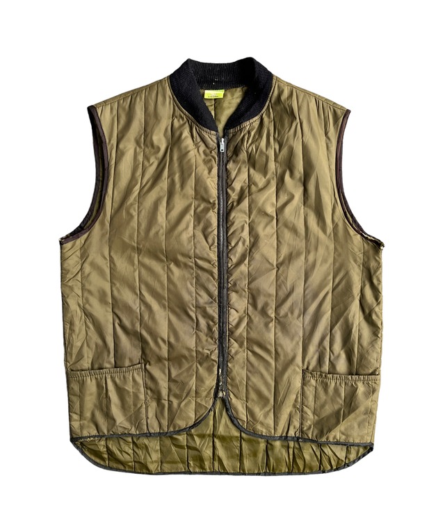 Vintage 80s Quilting Down vest -Sears-