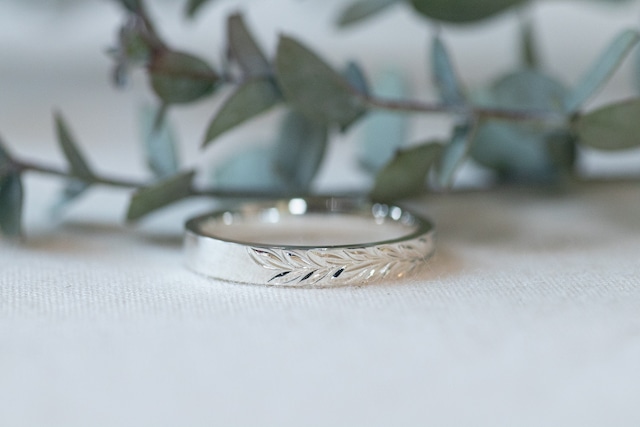 「olive」silver ring / sv950