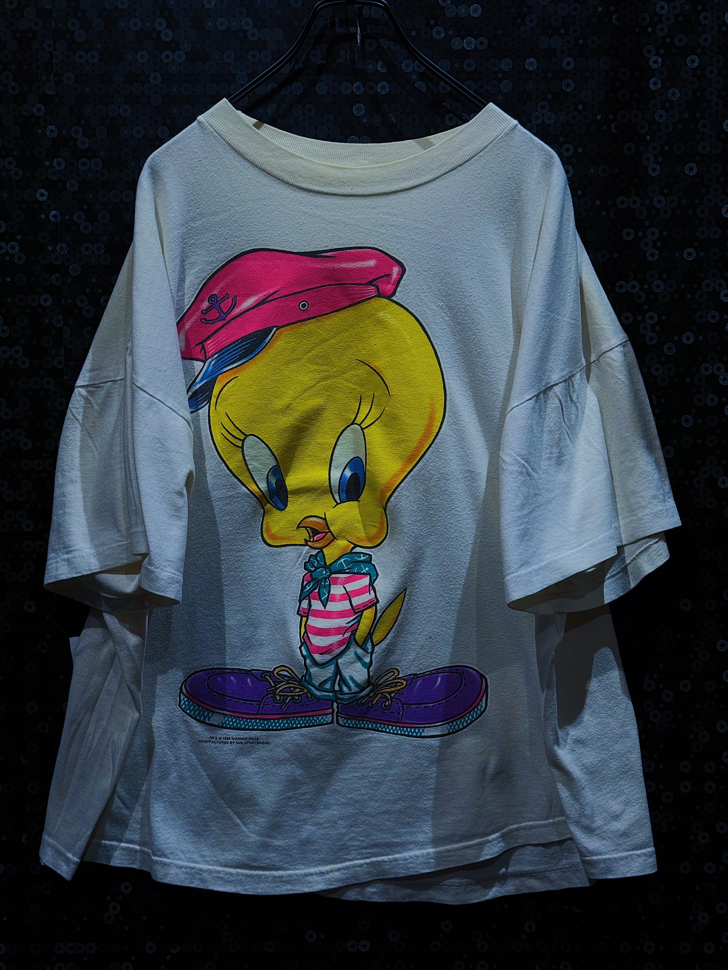【ÆIEM】"Looney Tunes"vintage Tweety street style detail T-shirt
