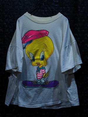 【ÆIEM】"Looney Tunes"vintage Tweety street style detail T-shirt