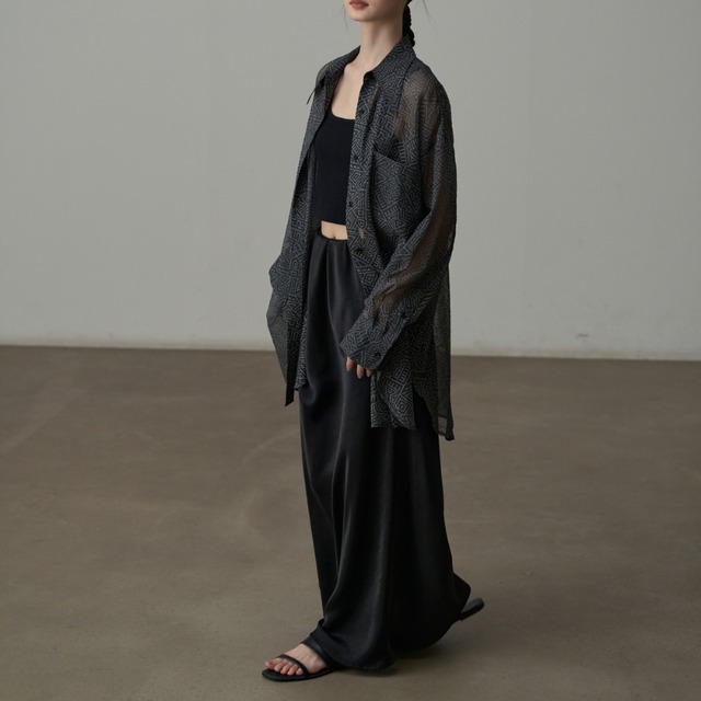 slim long skirt L0621