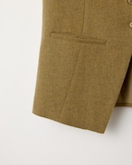 DU260716 Tweed Crew Neck Vest【set up可】【一部予約商品10月中旬】
