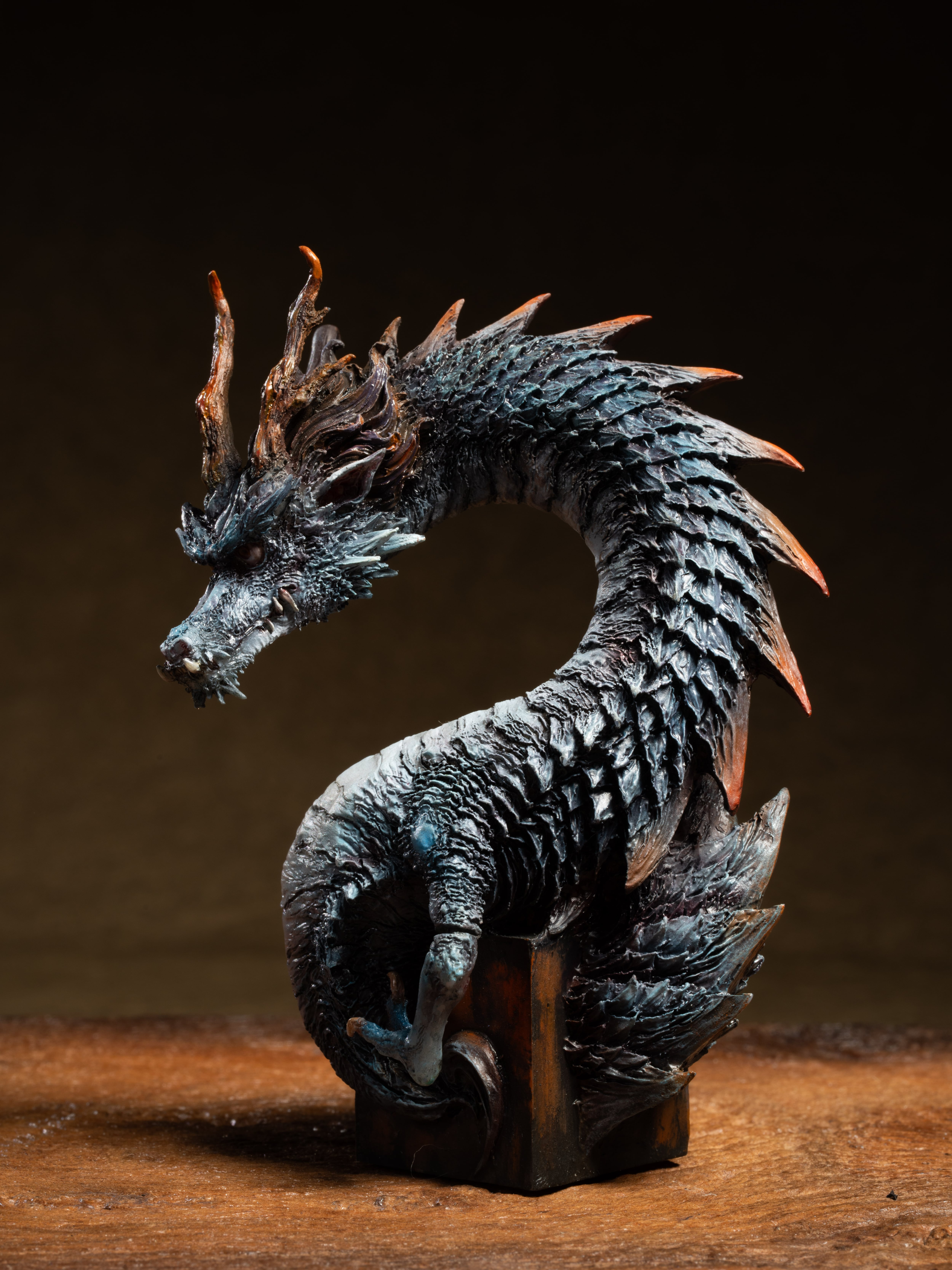 龍胸像 塗装済み完成品 ver.A ｜高木アキノリ | sumart