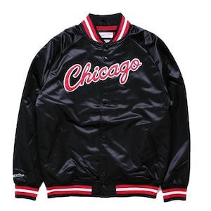 【Mitchell&Ness】LIGHTWEIGHT SATIN JACKET - CHICAGO