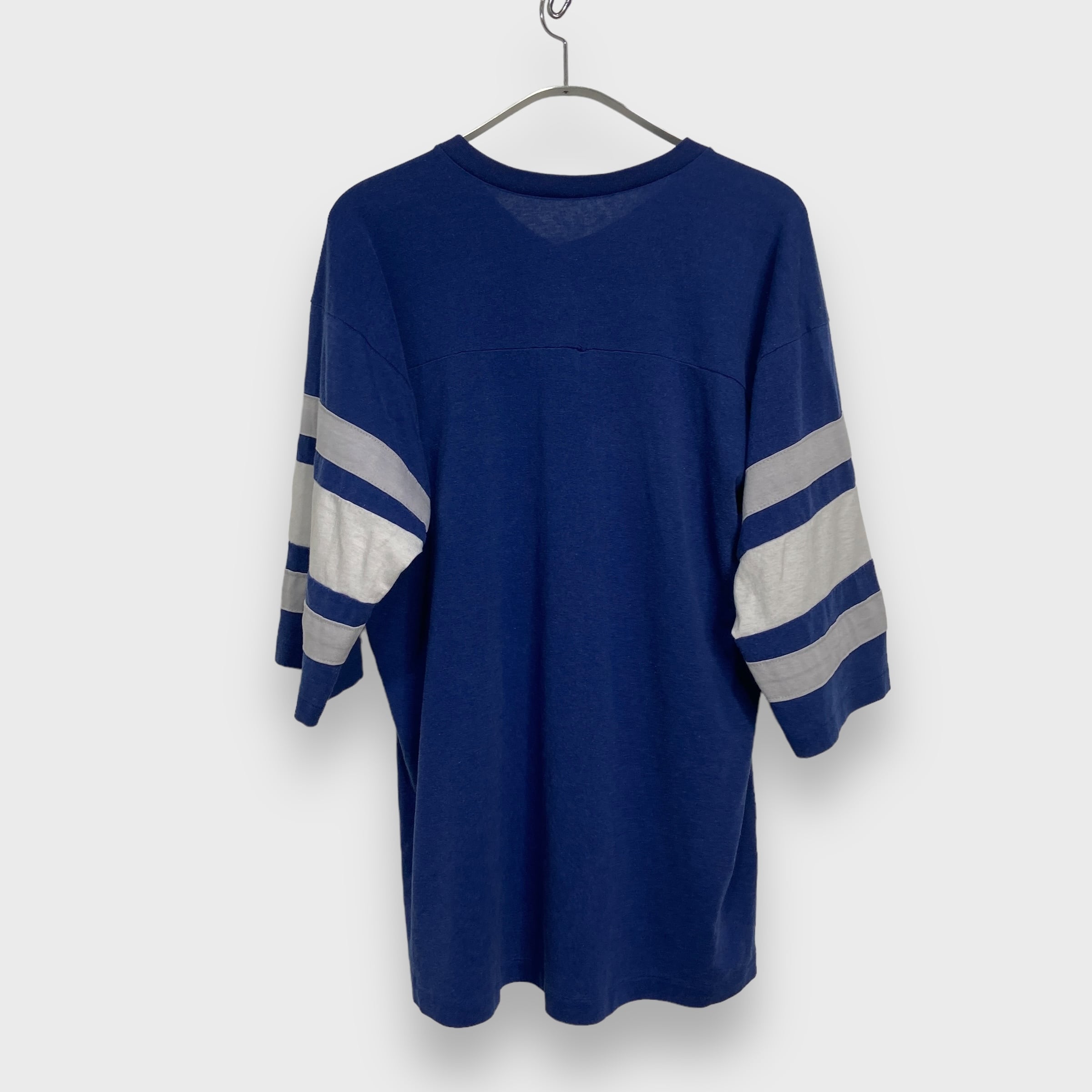 80s チャンピオン フットボールTシャツ NFL コルツ ブルー L 80s チャンピオン フットボールTシャツ NFL コルツ ブルー L
