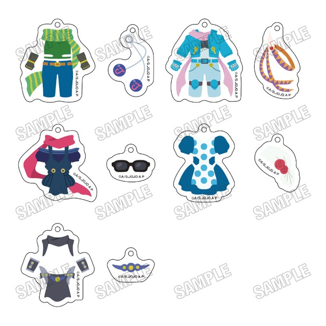 アニメ『ジョジョの奇妙な冒険 戦闘潮流』 アクリルキーホルダーコレクション【AM2026】 BOX