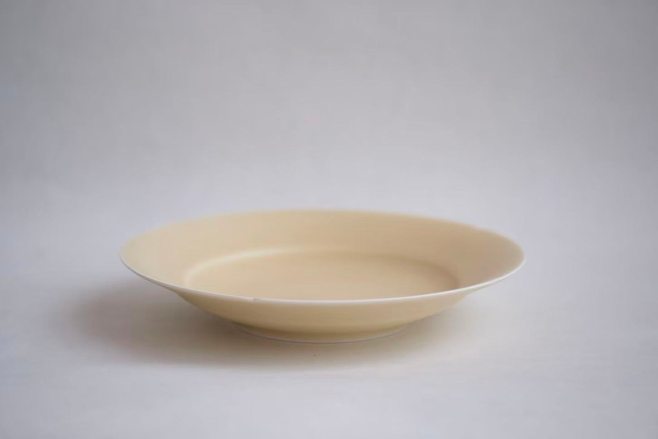 村田匠也 Takuya Murata - 黄釉茶壺承 Teapot tray