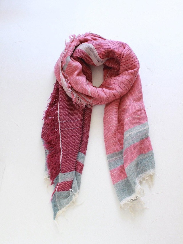 tamaki niime （玉木新雌）ウールルーツショール（middle）240303