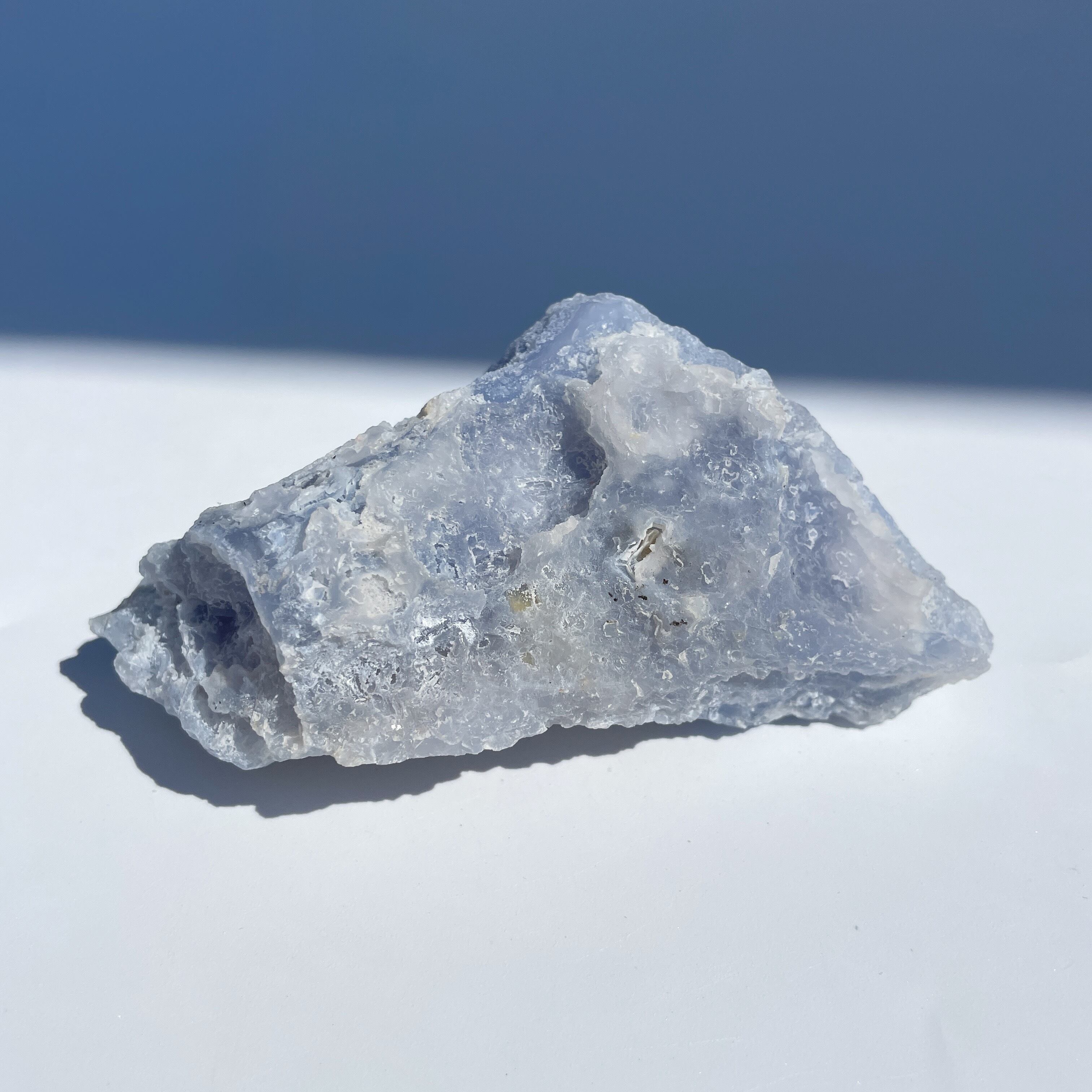 ブルーカルセドニー 原石35◇ Blue Chalcedony ◇天然石・鉱物