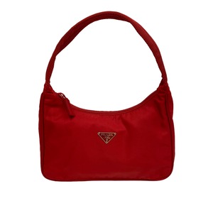 PRADA プラダ テスート ハンドバッグ レッド 9527-202301