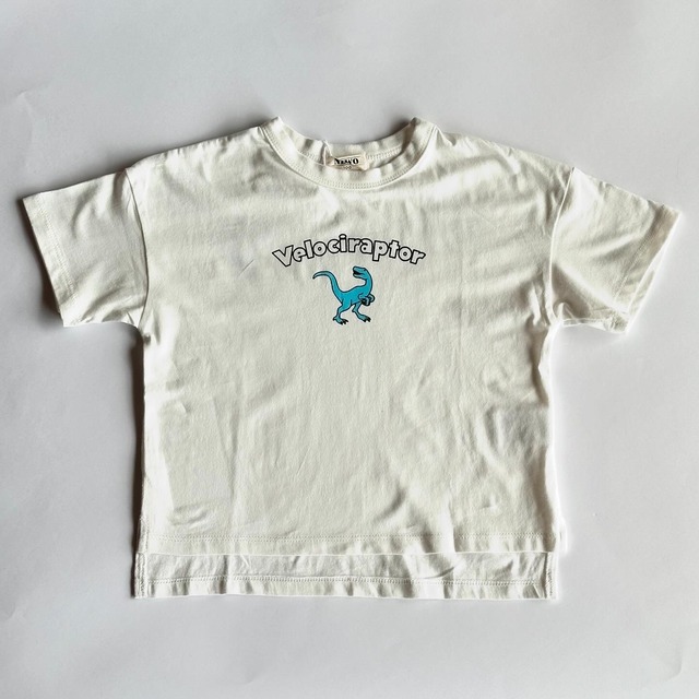 NeWo恐竜Tシャツ【100-120cm】White
