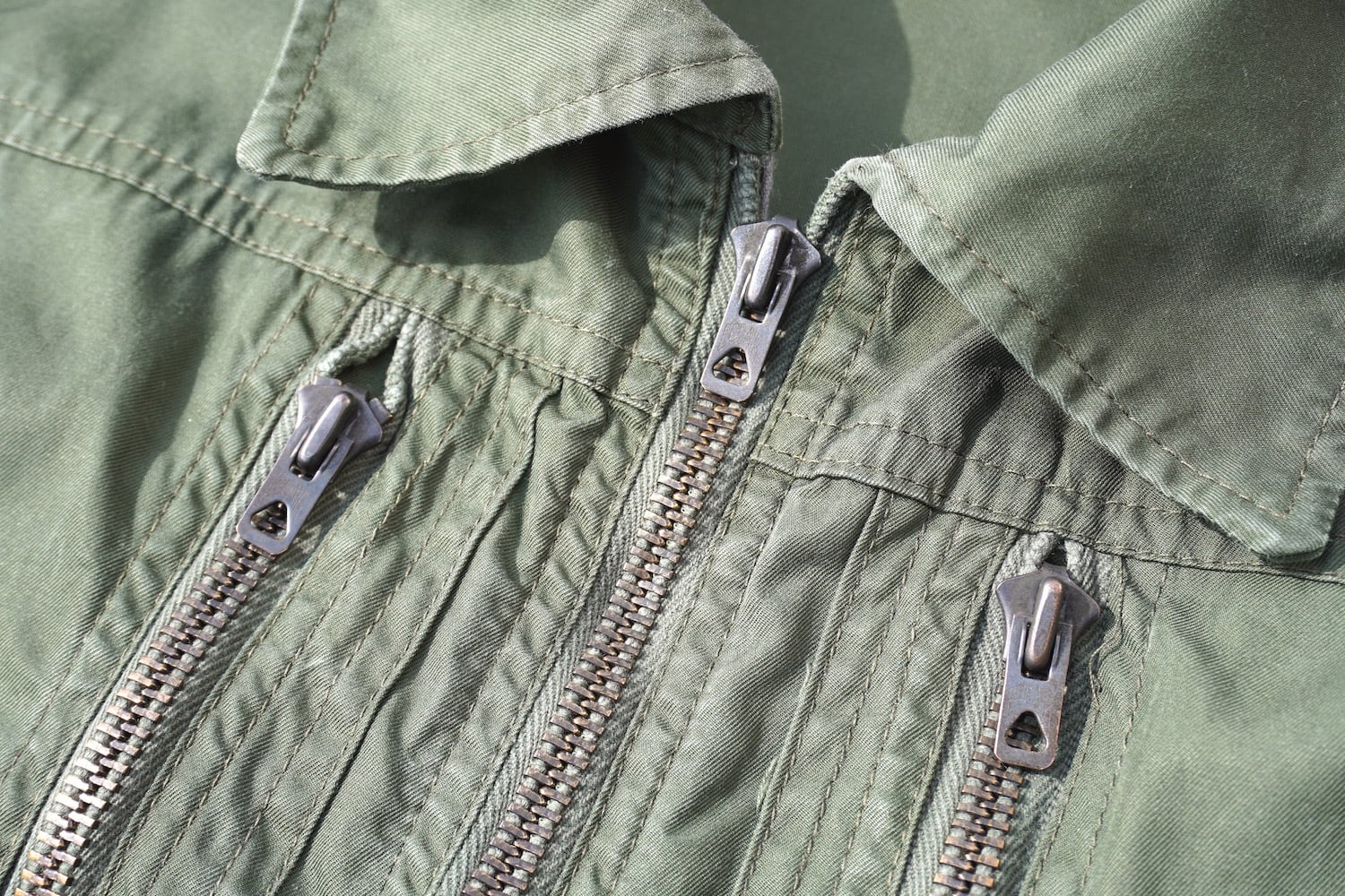 1980's [FRENCH AIR FORCE] フライトスーツ オリーブ 実寸(men's L程度