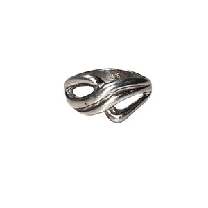 vintage silver knot design ring
