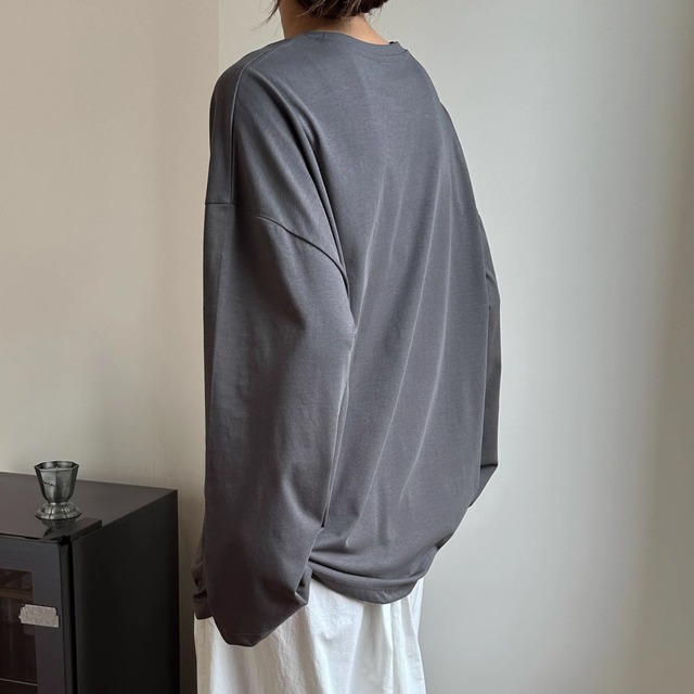 【ルーズドレープベーシックTシャツ】P00128