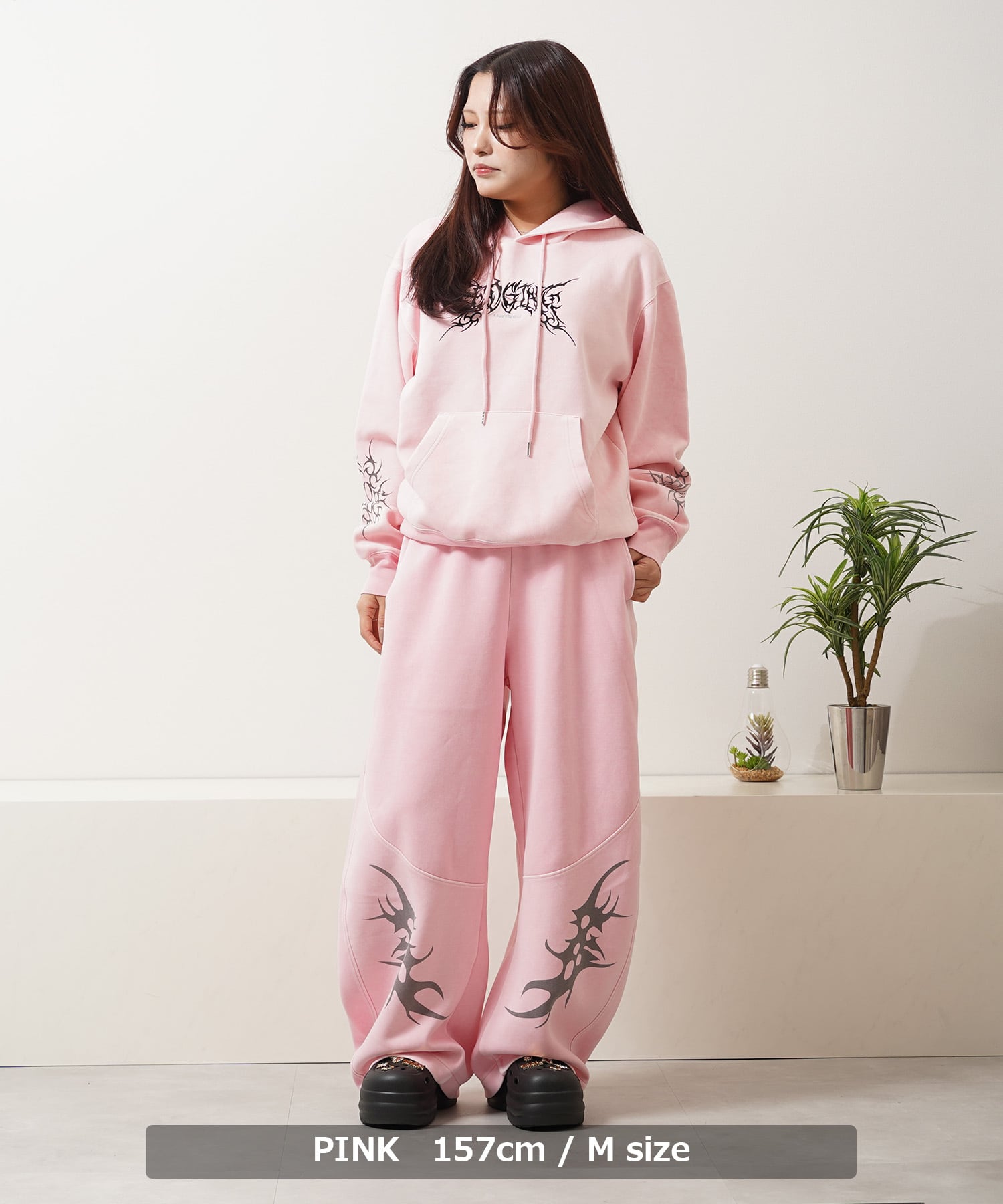 ◇トライバル柄 ピグメントフーディー◇gt-6702162 | 1111clothing