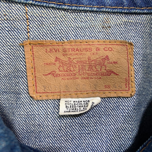 60s70s Levi's 70505 BigE サイズ44 デニムジャケット