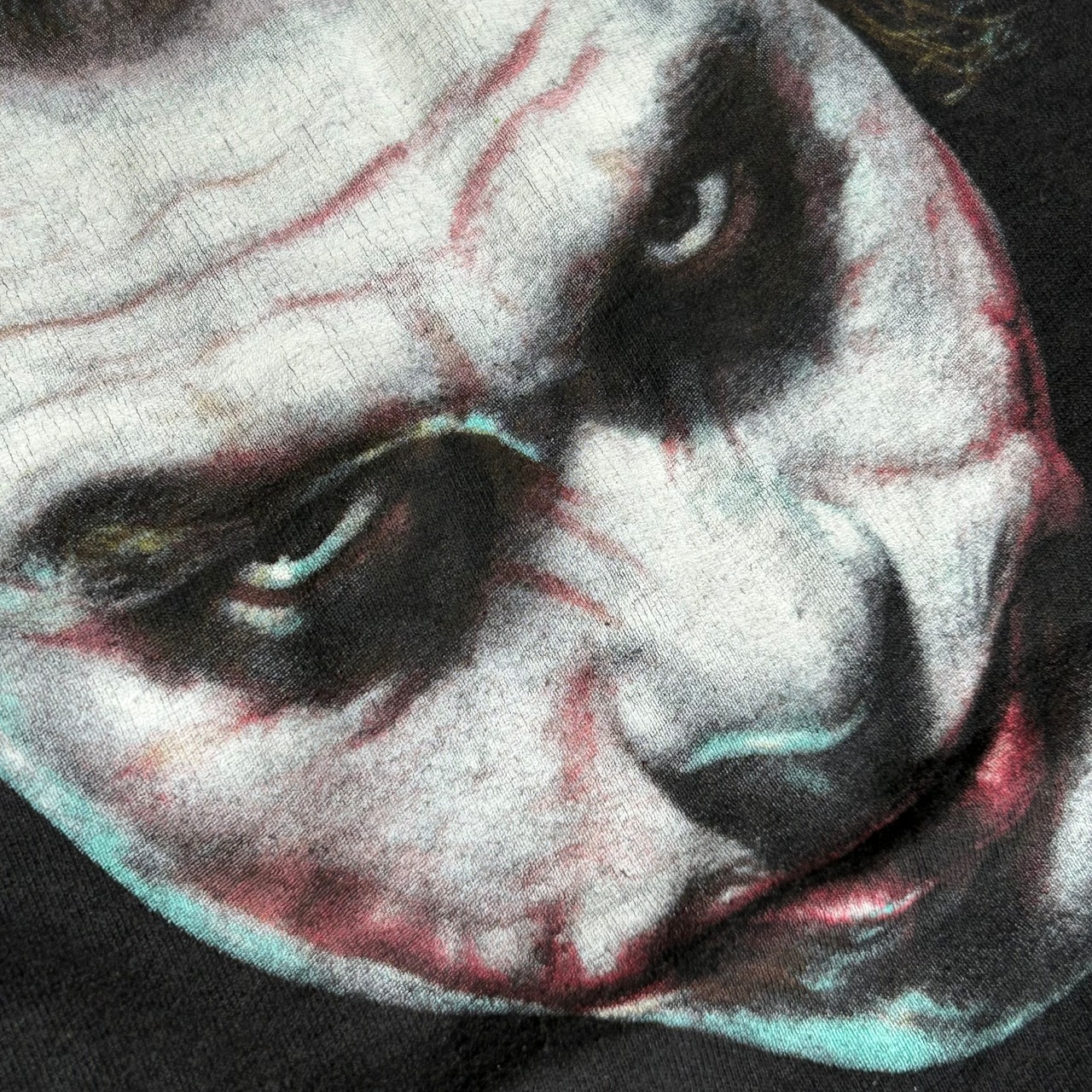 vintage THE DARK KNIGHT JOKER BIG FACE tee