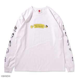 【PUNK DRUNKERS】パンクドランカーズ   あいつっちロンTEE (WHITE)  ロングスリーブTシャツ