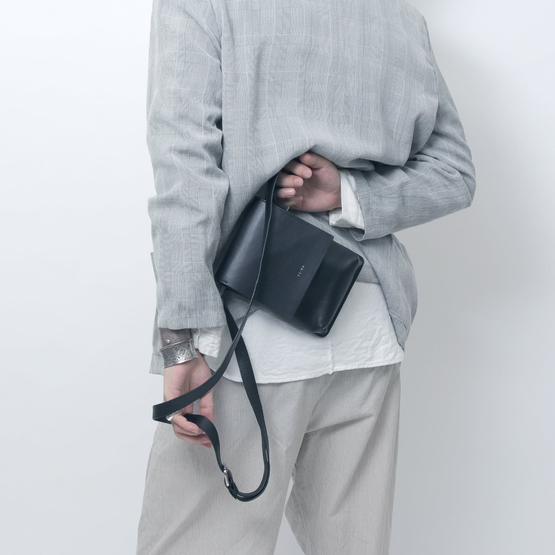 real leather box flap shoulder bag [Alnitak3] / Y2212FRB09 | YArKA