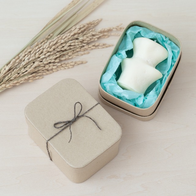 お米で作った「お花のキャンドル」