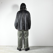 barbell object(バーベルオブジェクト)leather coverallコーディネート