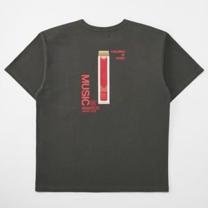 MUSIC AWARDS JAPAN "RUBY" TEE (CHARCOAL BLACK)