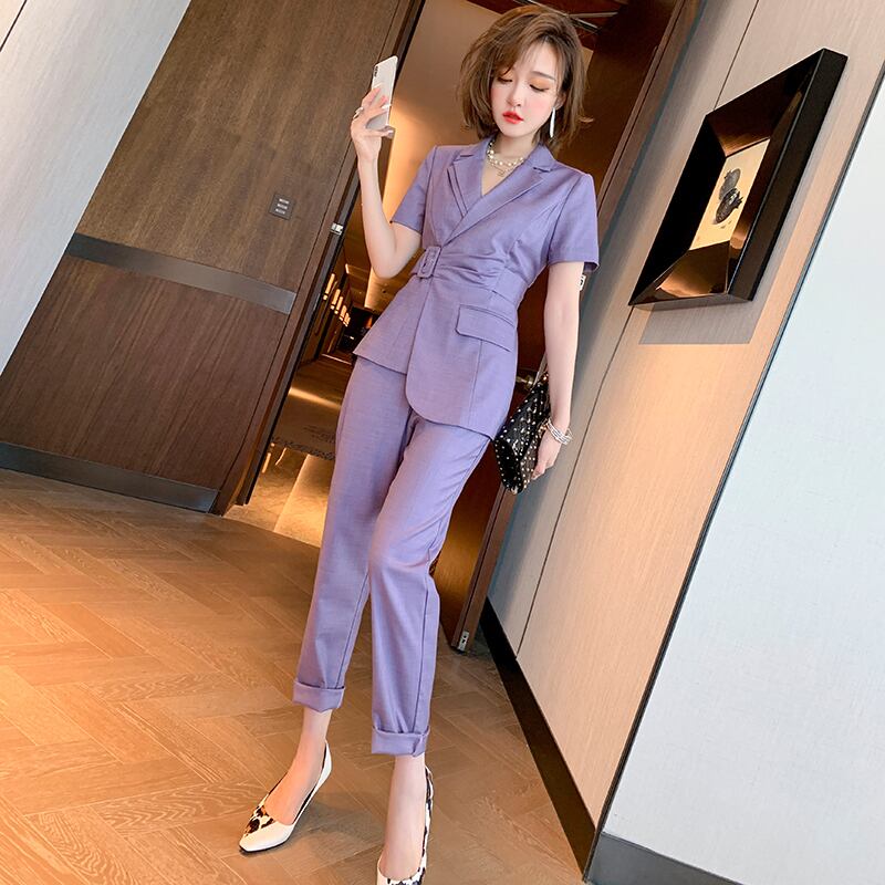 半袖スリーブトップス パンツ スプリング ショート ハーフスリーブ 春物 MIUCO41146789274