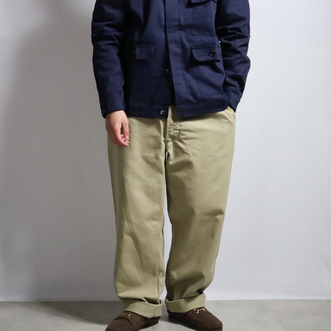 FRENCH ARMY M-52 CHINO TROUSERS LATE MODEL フランス軍 M52 チノ