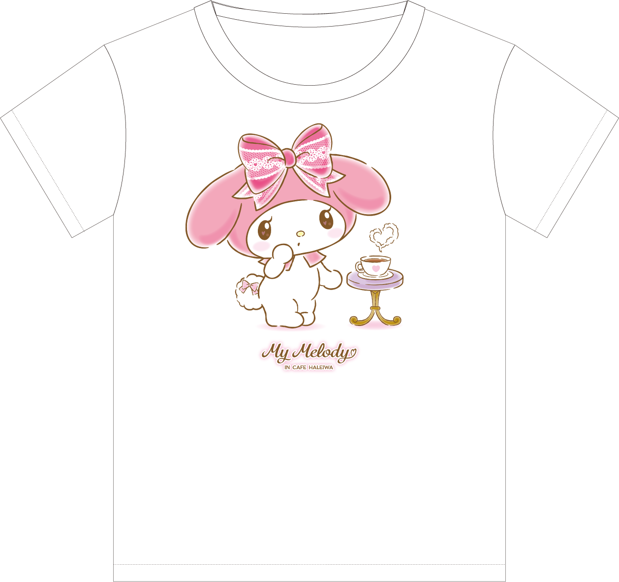 My Melody Cafe Tシャツ（メロディ）