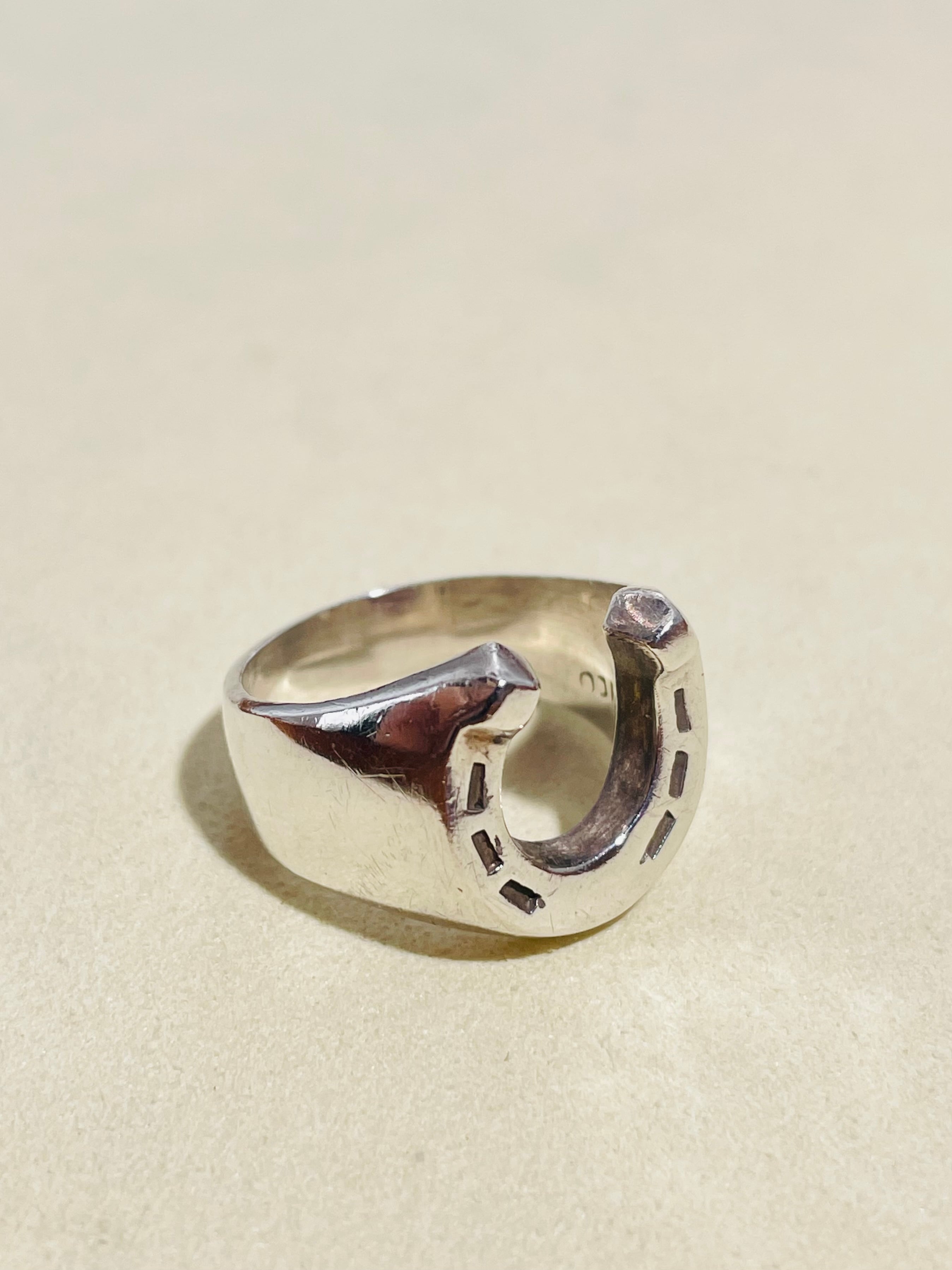 Horse Shoe Ring #14.5 -Mexico-