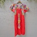 70's San Antonio embroidery dress／70年代 サンアントニオ 刺繍 ドレス