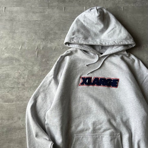 X-LARGE / pile logo hoodie size L