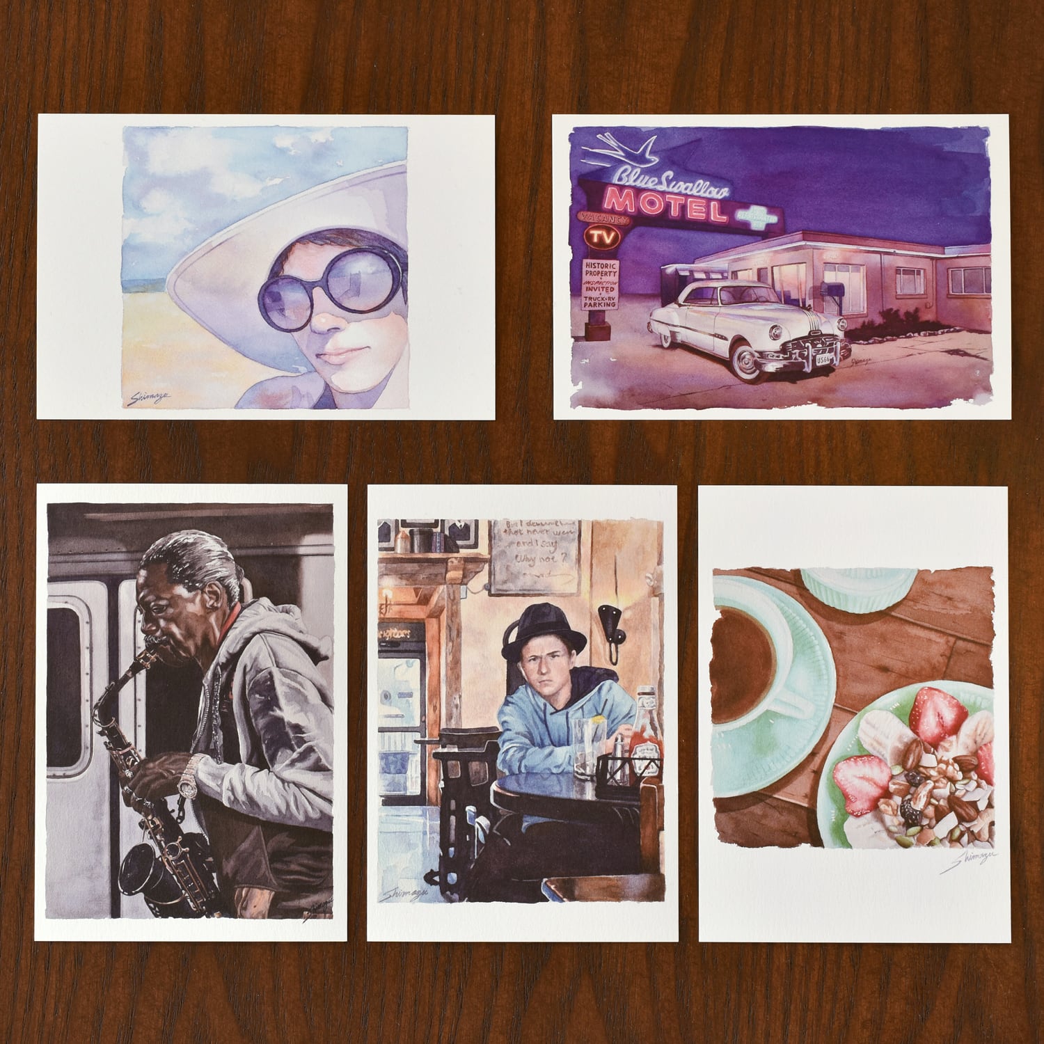 ポストカード Aセット(5枚入り)【商品番号】PCS-001