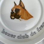 プレート　ケーキ皿　Limoges Coquet　リモージュ・コケ ボクサー犬　 12twdd3