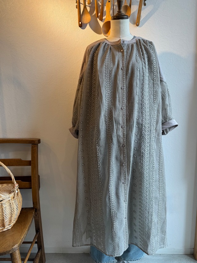 KELEN  刺繍レース2wayワンピース