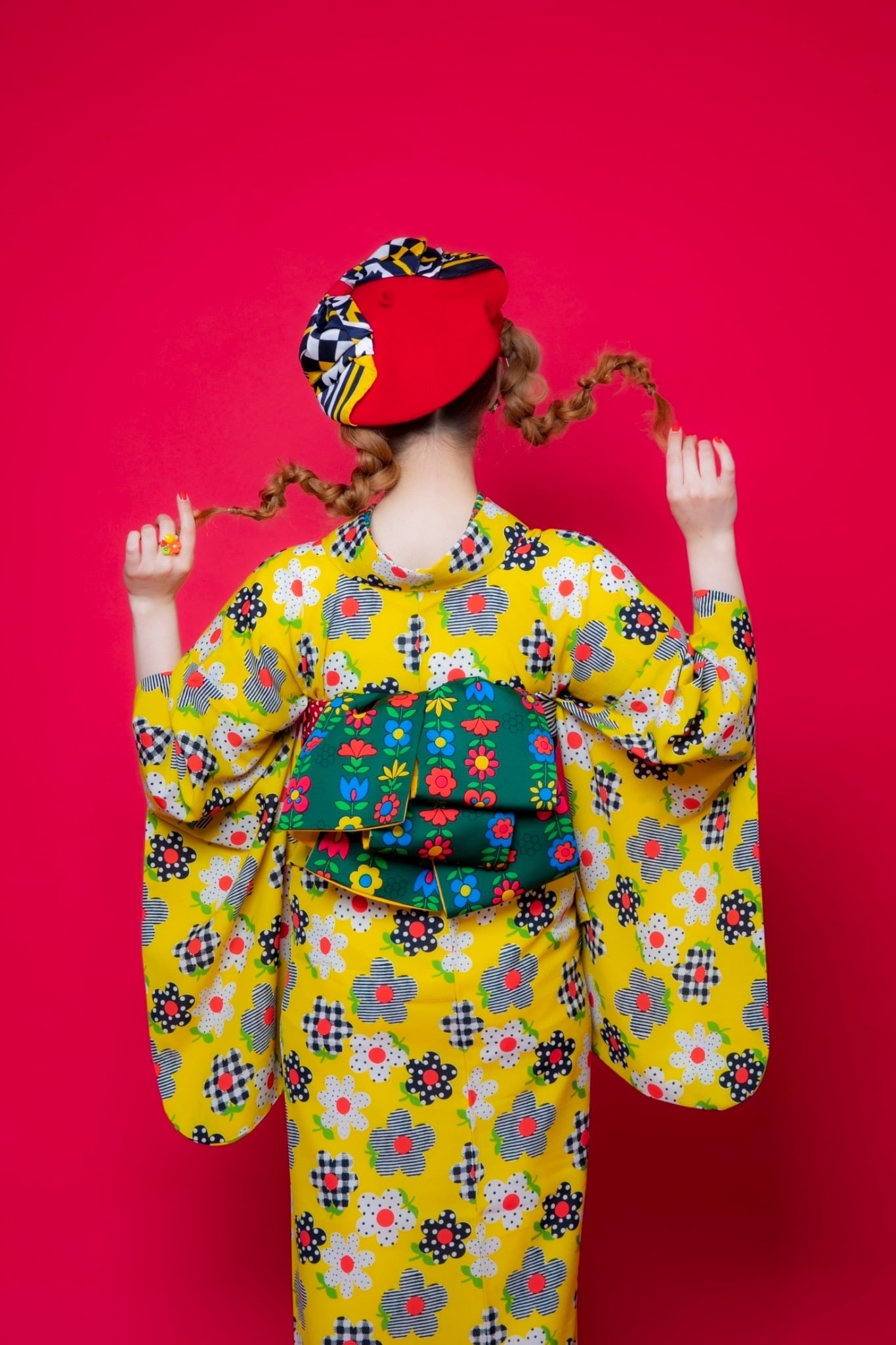 レトロフラワー×ピエロ モアオリジナル帯 | カラフルブティック モア