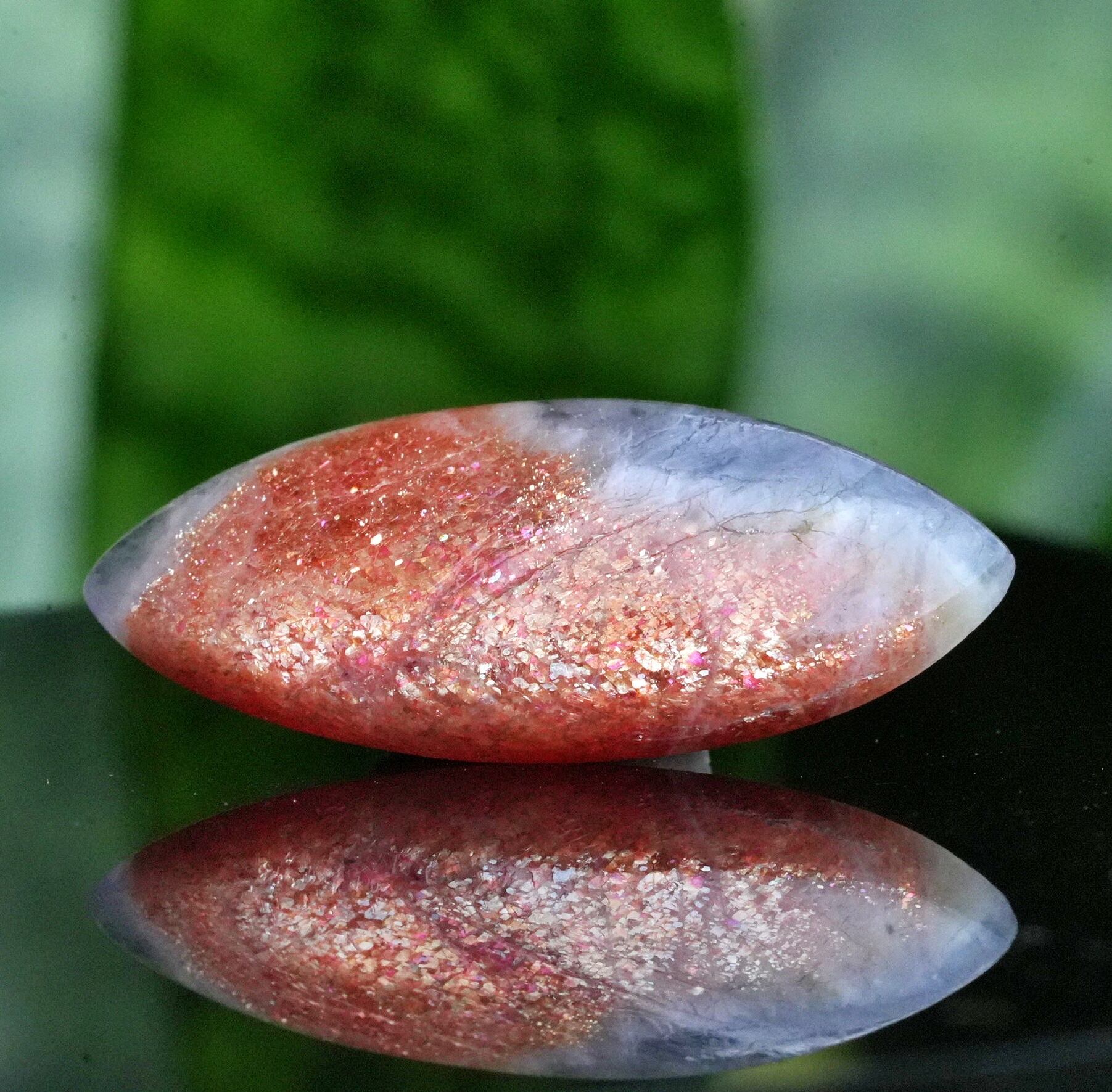 夕日オレンジ★アイオライトサンストーン s1537